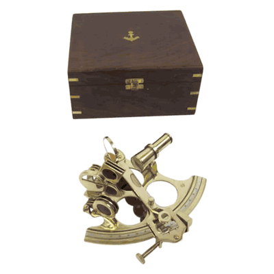 Sextant with Wooden Case