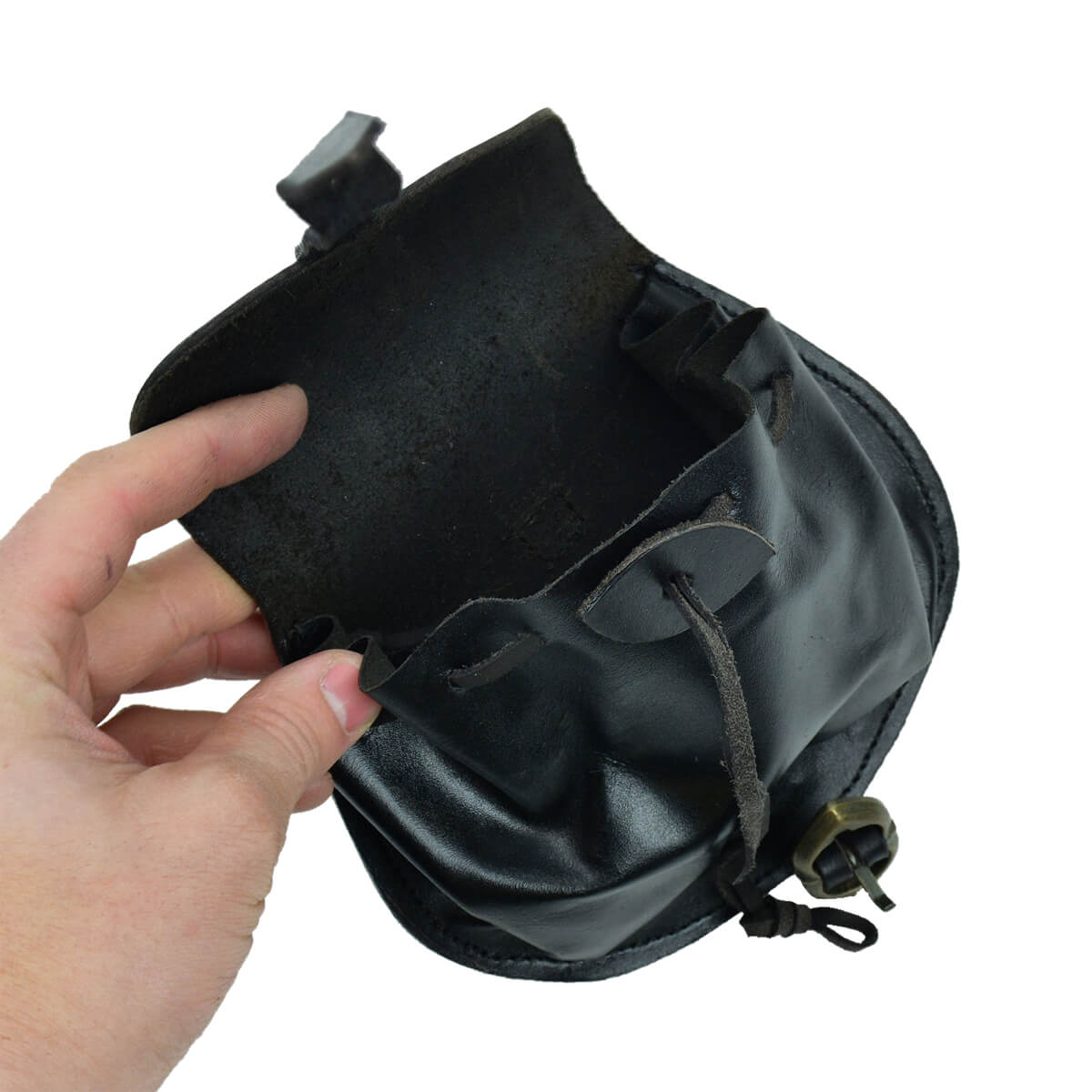 Small Leather Belt Pouch