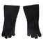 Suede Leather Swordsman's Gauntlets - Black