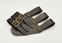 Three-Buckled Angled Sword Frog  Black