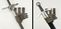 Three-Buckled Angled Sword Frog  Black