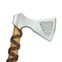 Viking Type F Axe with Etched Norse Design