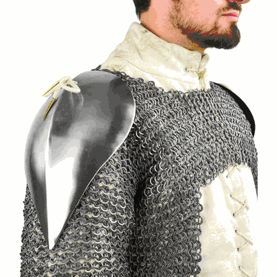 Visby Pauldrons - Mountable Upgrade for Chainmail and Padded Armor