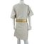 Wool Roman Tunic  White