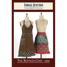 Apron Pattern - Indygo Junction - The Ruffled Chef