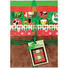 Baby Quilt Kit - Christmas Quilt - Christmas Pups