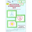 Beginner Embroidery Kit for Kids - Peace Signs