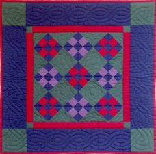 Beginner Quilt Kit - Wall Quilt - Amish Nine Patch