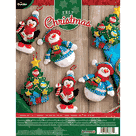 Bucilla Felt Christmas Ornaments Kit - Trimming The Tree
