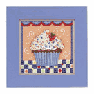 Buttons & Beads - Cross Stitch Kit - Chocolate Cupcake