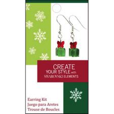 Christmas Earring Kit - Quick & Easy - Green Gift