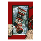 Christmas Stocking Knitting Kit - Pattern & Yarn - Holly