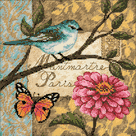 Counted Cross Stitch Kit - Bird Poste