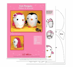 Cute Penguin Stuffed Animal Sewing Pattern - DIY Fluffies