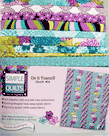 Do It Yourself Quilt Kit Purple Haze Stacked Bricks Quilt
