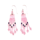 Earring Making Kit - Small Brick Stitch - Pink