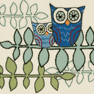 Embroidery Kit - Crewel Embroidery Design - Owl