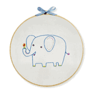 Embroidery Kit - Easy for Beginners - Elephant Wall Art