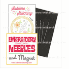 Embroidery Needle 4 Pack with Magnet - Sublime Stitching