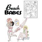 Embroidery Patterns - Sublime Stitching - Beach Babes