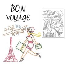 Embroidery Patterns - Sublime Stitching - Bon Voyage