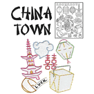 Embroidery Patterns - Sublime Stitching - China Town