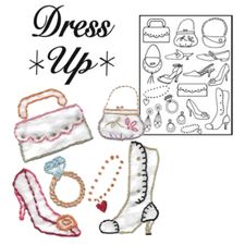 Embroidery Patterns - Sublime Stitching - Dress Up