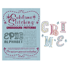 Embroidery Patterns - Sublime Stitching - Epic Alphabet