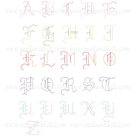 Embroidery Patterns - Sublime Stitching - Olde Alphabet