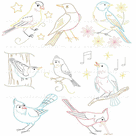 Embroidery Patterns - Sublime Stitching - Song Birds