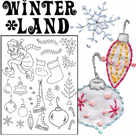 Embroidery Patterns - Sublime Stitching - Winterland