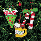 Felt Christmas Ornaments Kit - Sweet Treat