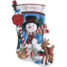 Felt Christmas Stocking Kit - Santa Stop Here