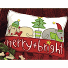 Felt Pillow Kit - Christmas Craft - Merry & Bright
