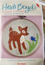 Heidi Boyd Whimsy So Deer Embroidery and Applique Kit