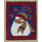 Holiday Punch Needle Kit - Midnight Snowman