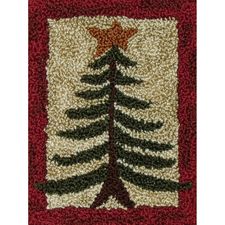 Holiday Punch Needle Kit - Pine Tree