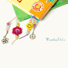 Jewelry Making Kit - Acrylic Flower Bookmark