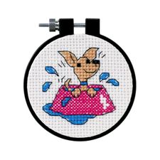 Learn a Craft for Kids - Cross Stitch Kit - Perky Puppy