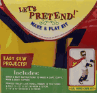 Lil Hero Cape Kit with Mask Cuffs and Boot Toppers - Lets Pretend