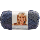 Lion Brand Yarn - Vanna's Choice - Purple Print