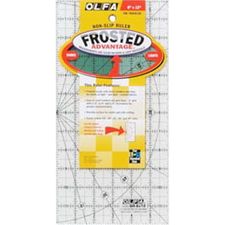 OLFA 6in x 12in Non-Slip Ruler with Frosted Advantage