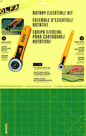 Olfa Rotary Cutter and Mat Set Essentials Kit