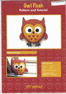 Owl Plush Toy Sewing Pattern - DIY Fluffies