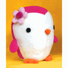 Plush Animal Sewing Pattern & Fabric Kit - Cute Penguin
