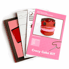 Plush Toy Sewing Pattern & Fabric Kit - Crazy Cake
