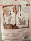 Princess Bib Pair Stamped Cross Stitch Kit - Bucilla