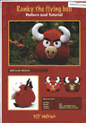 Ronky the Flying Bull Plush Toy Sewing Pattern - DIY Fluffies
