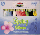 Sullivans Premium Quality 6-Strand Embroidery Floss Set- Spring Colors