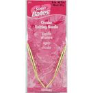 Susan Bates Silvalume Circular Knitting Needles - 16in US Sz 10